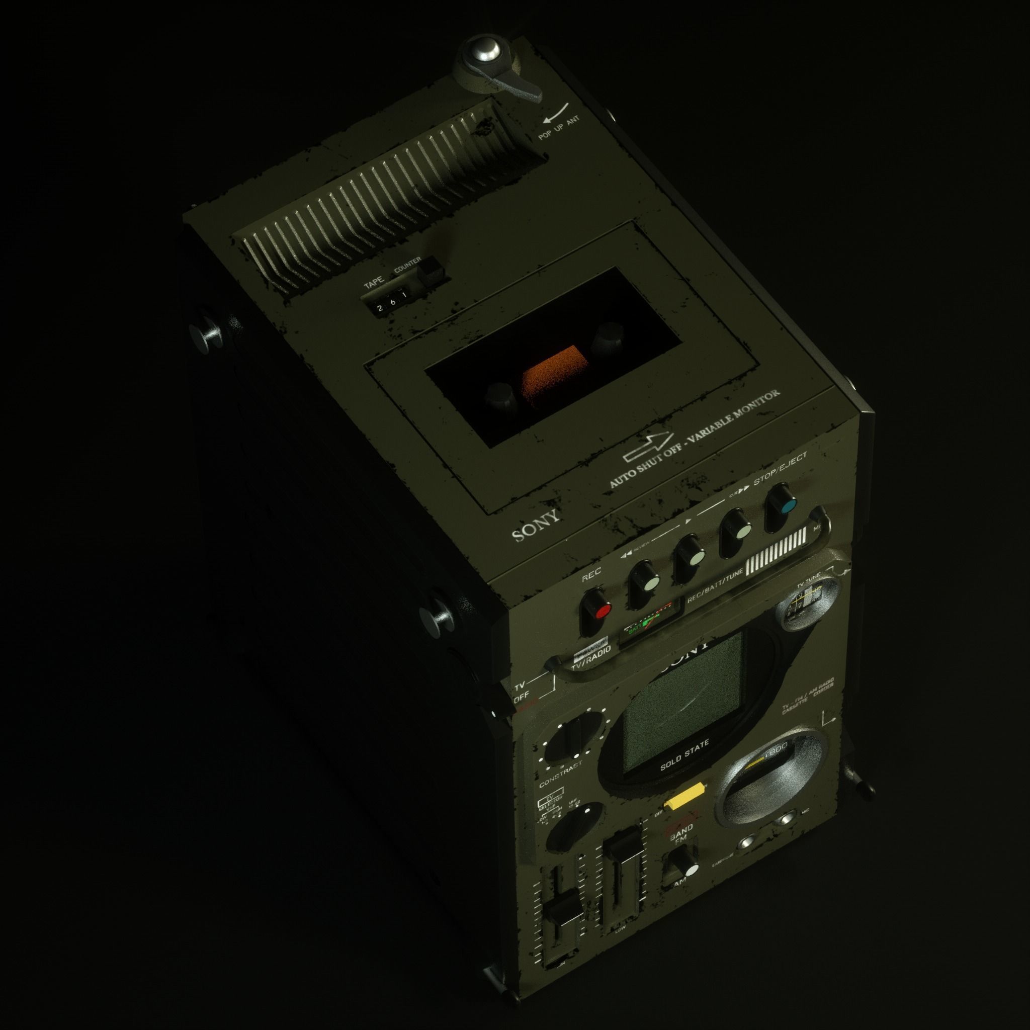3D model Sony FX-300 Jackal VR / AR / low-poly | CGTrader