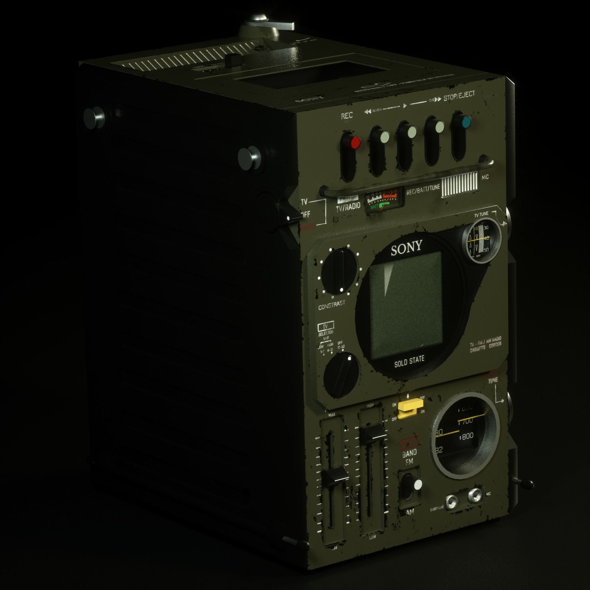 3D model Sony FX-300 Jackal VR / AR / low-poly | CGTrader