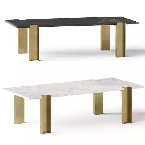 CB2 Alcide Rectangular Coffee Table 3D model