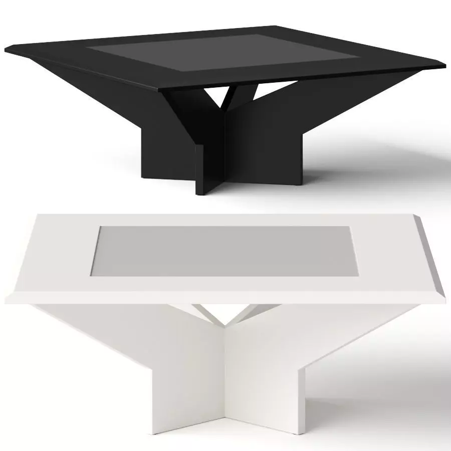 CB2 Cut Coffee Table 3D model_0