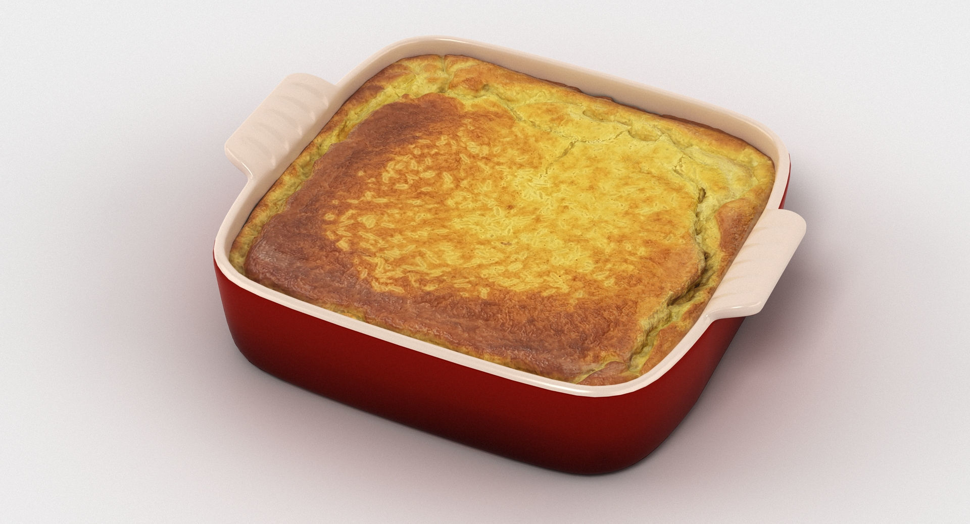 Casserole Dish 2 3D model_4