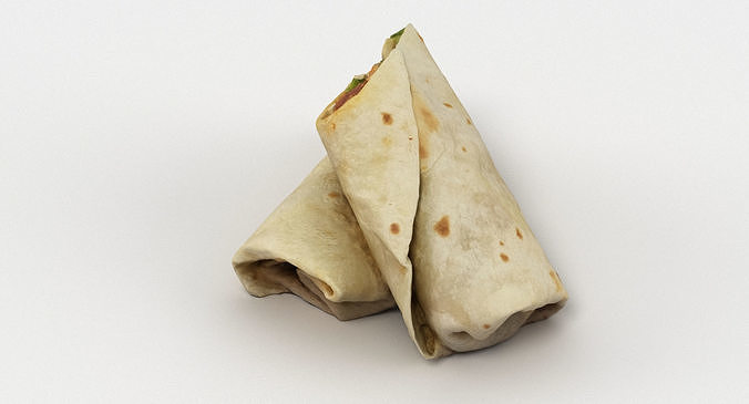 Sandwich Wrap 3D model 4