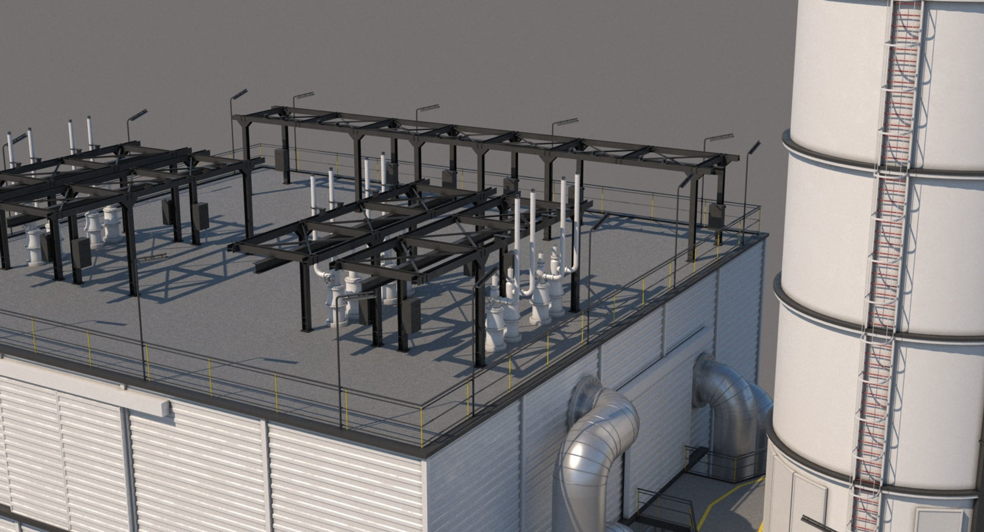 Factory Module 1 3D model_3
