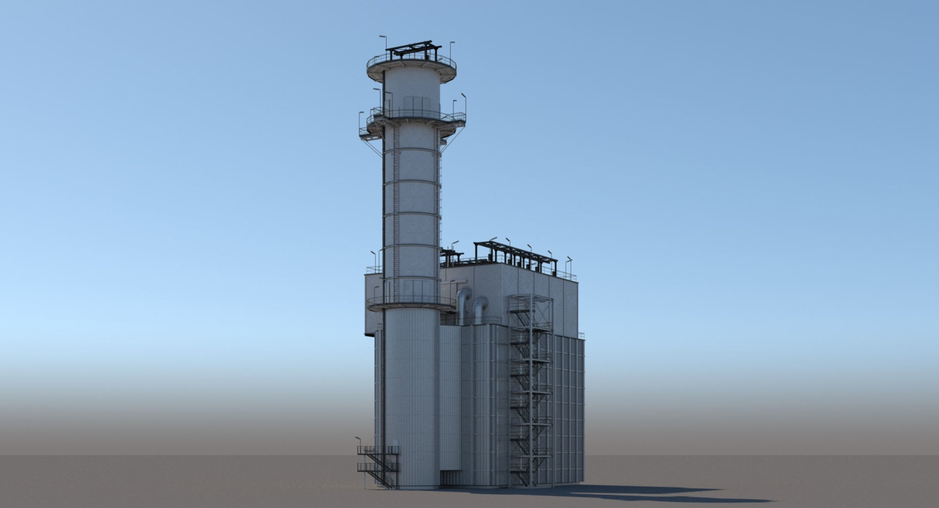 Factory Module 1 3D model_12
