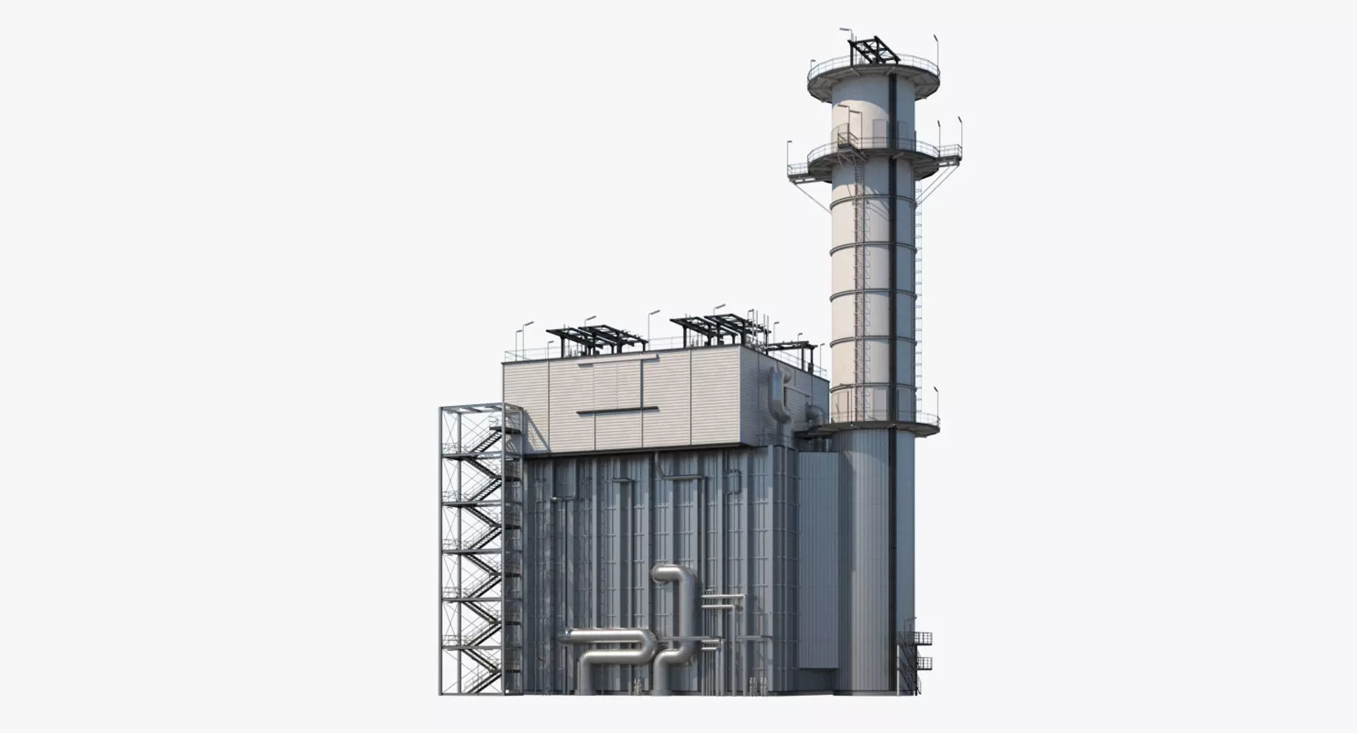 Factory Module 1 3D model_0