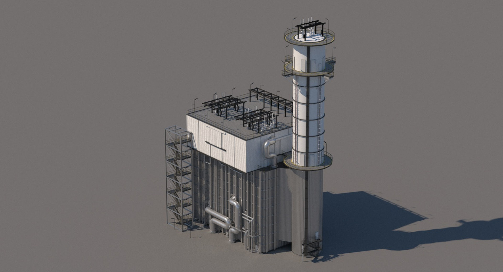 Factory Module 1 3D model_13