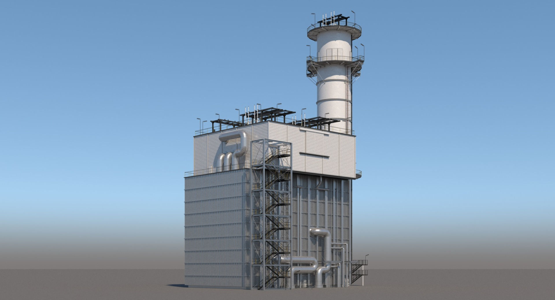 Factory Module 1 3D model_10