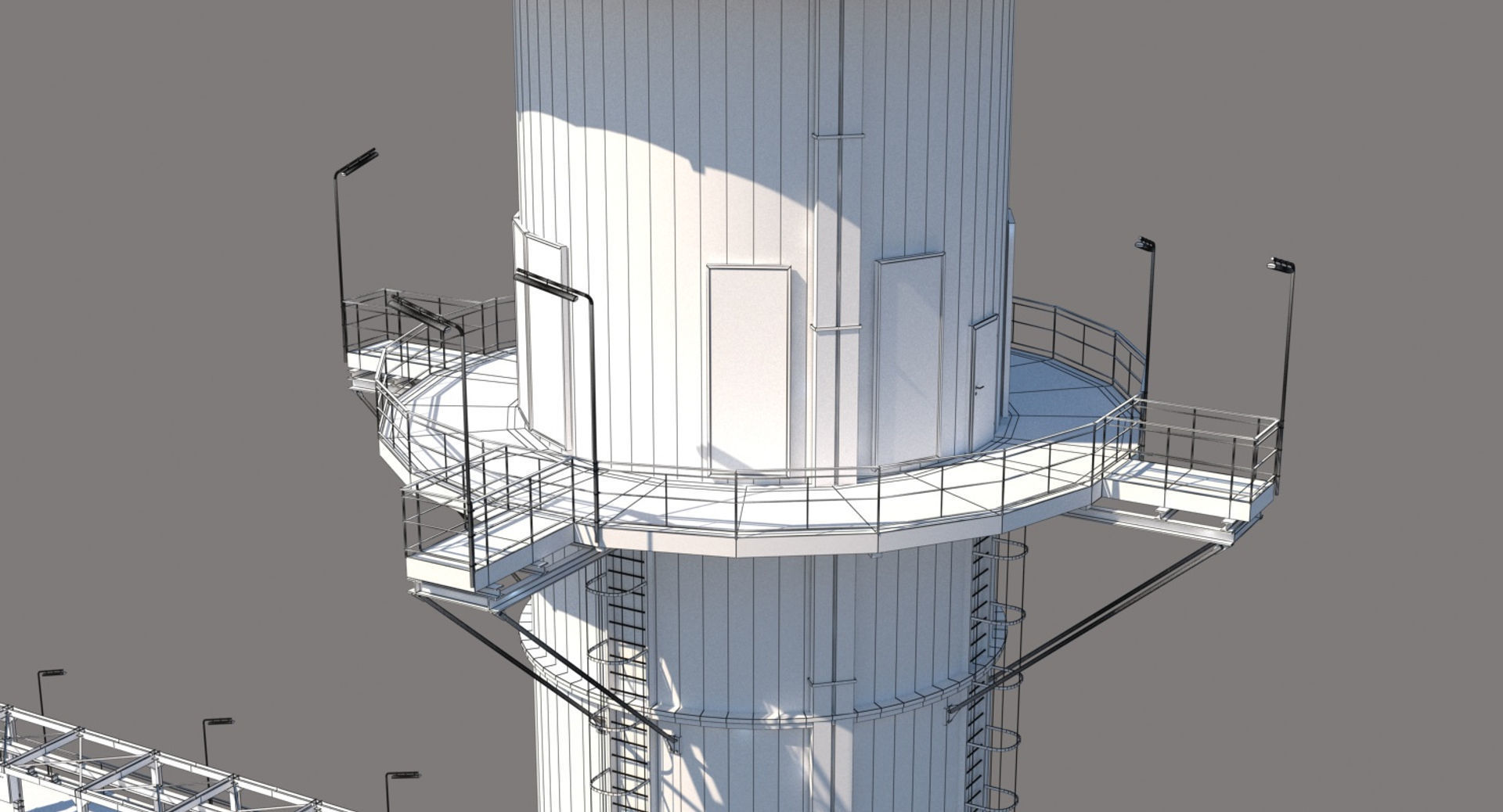 Factory Module 1 3D model_2