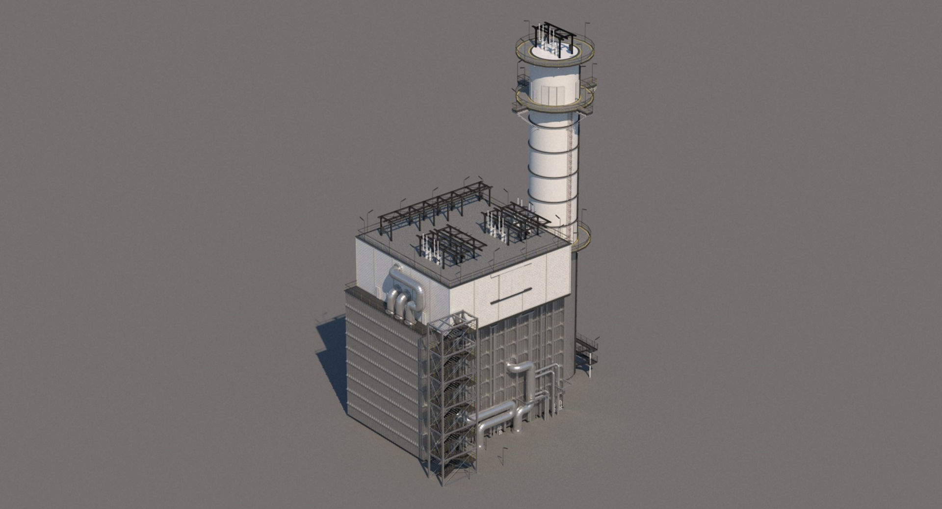 Factory Module 1 3D model_14