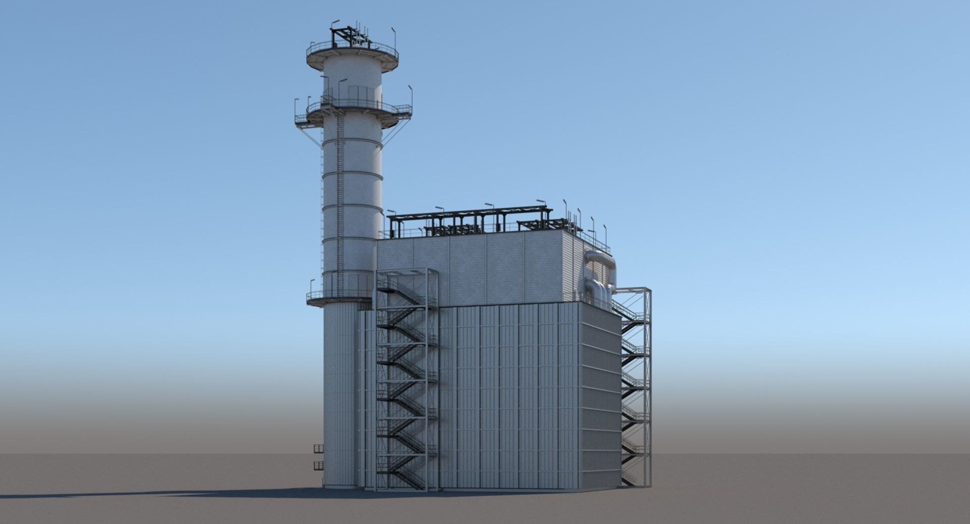 Factory Module 1 3D model_11