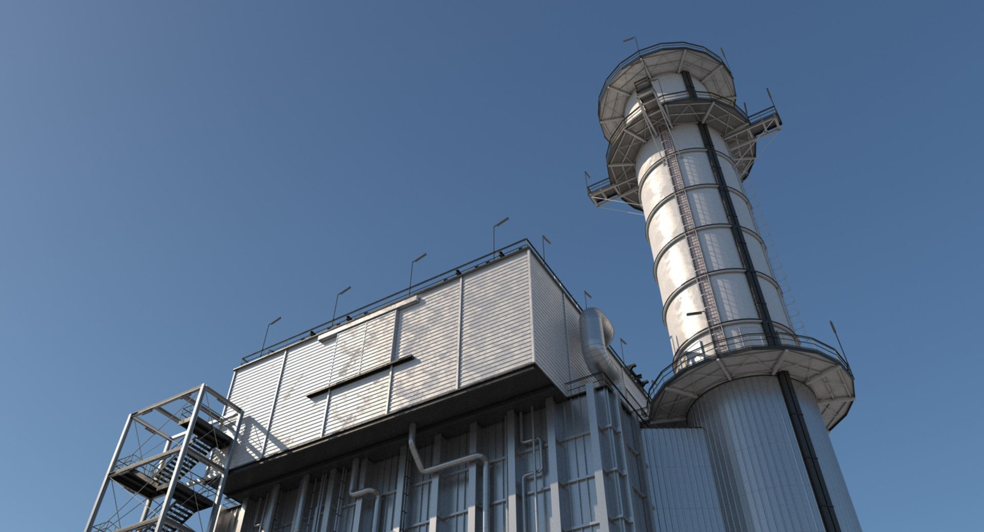 Factory Module 1 3D model_8