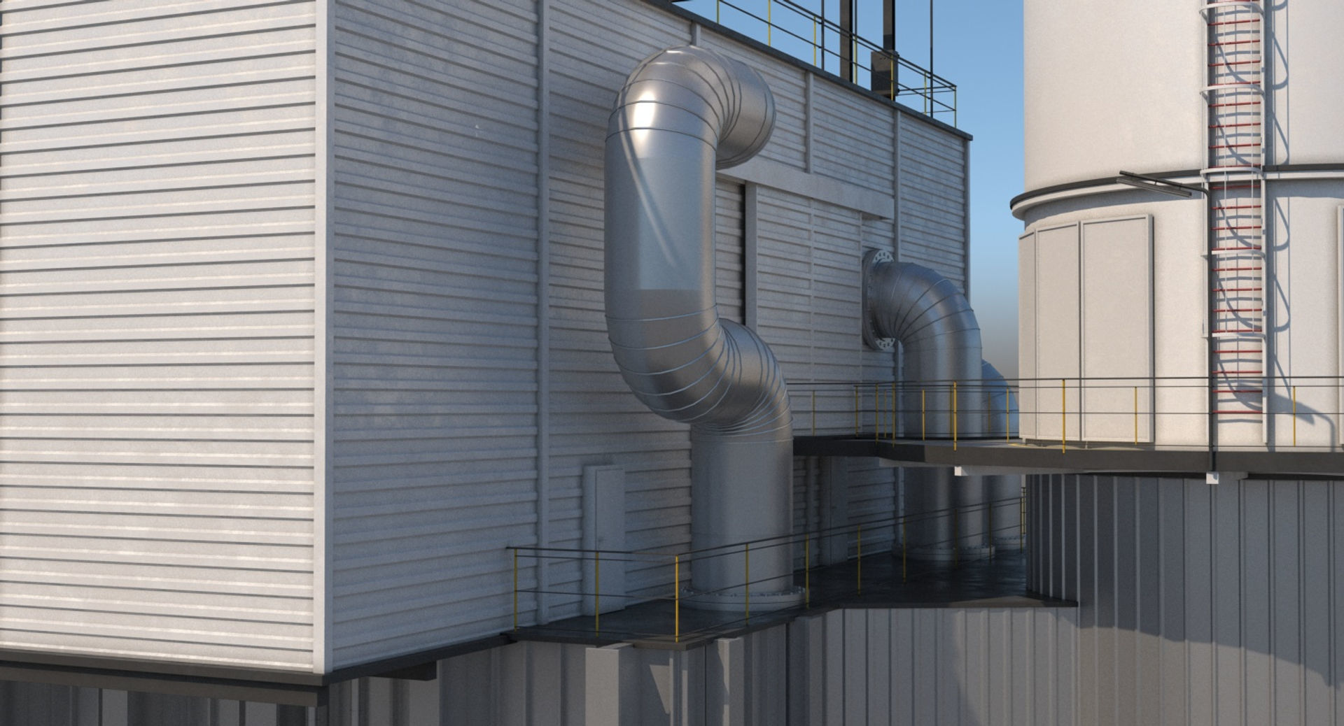 Factory Module 1 3D model_4