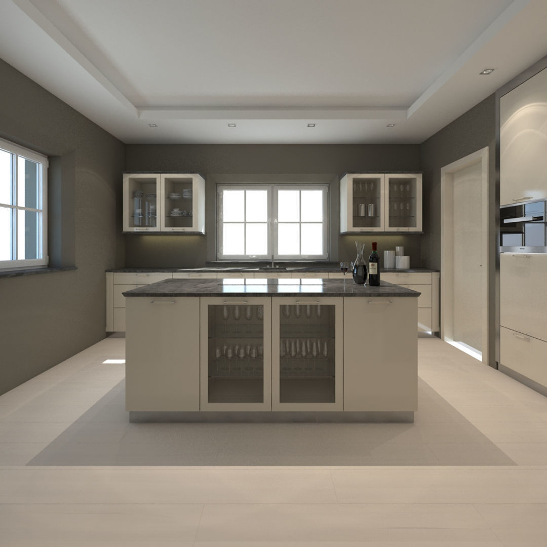 Kitchen Scene 2 3D model_1