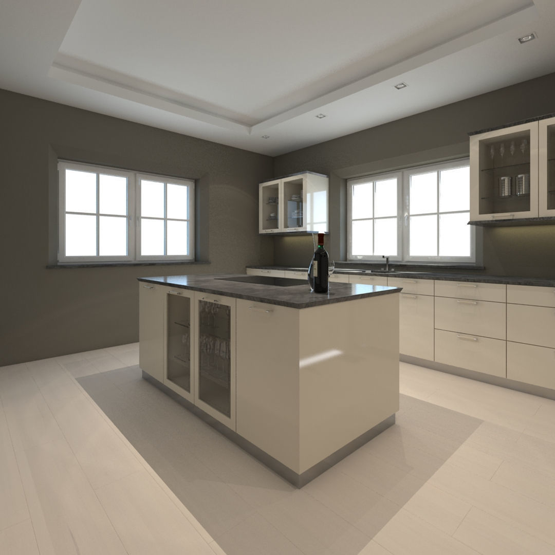 Kitchen Scene 2 3D model_12
