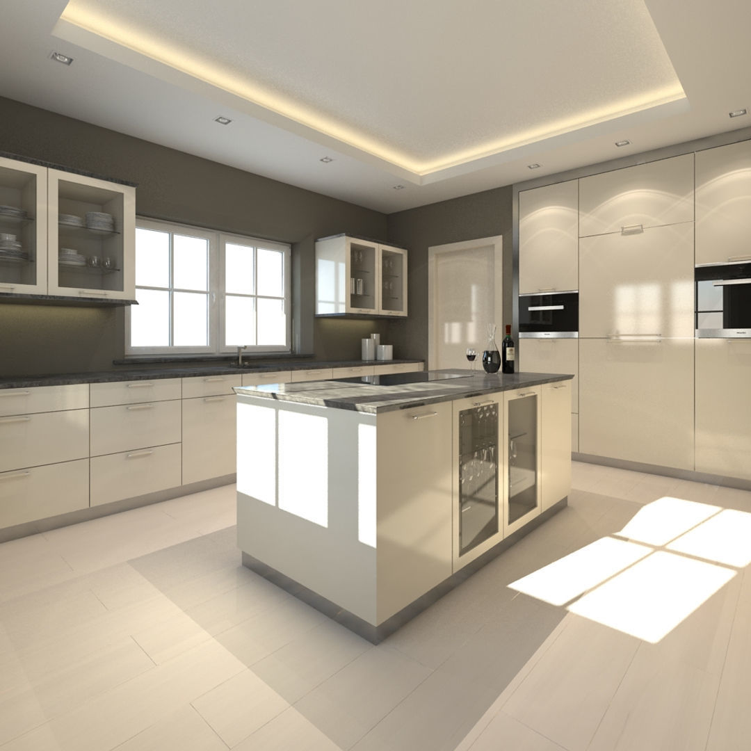 Kitchen Scene 2 3D model_6