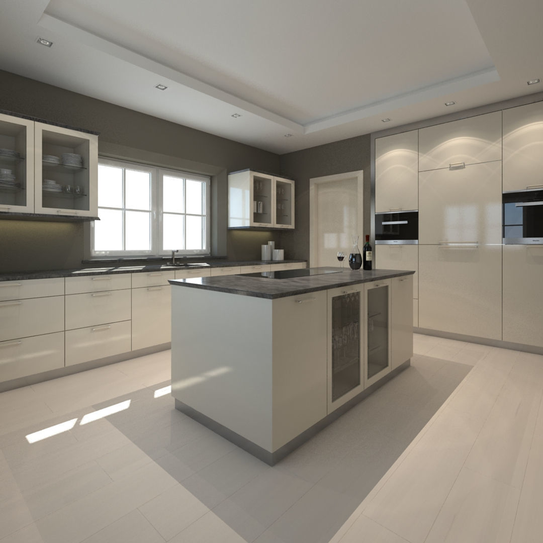 Kitchen Scene 2 3D model_5