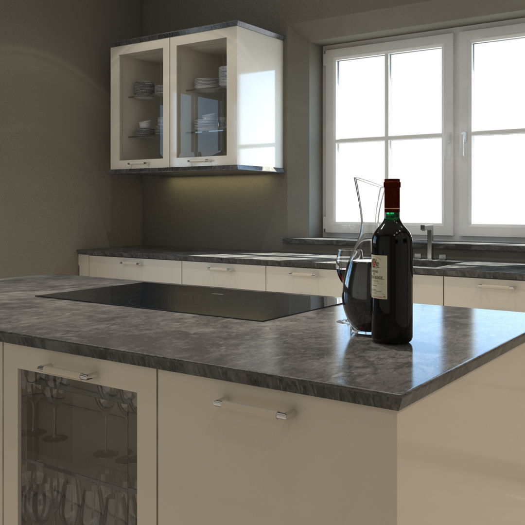 Kitchen Scene 2 3D model_3