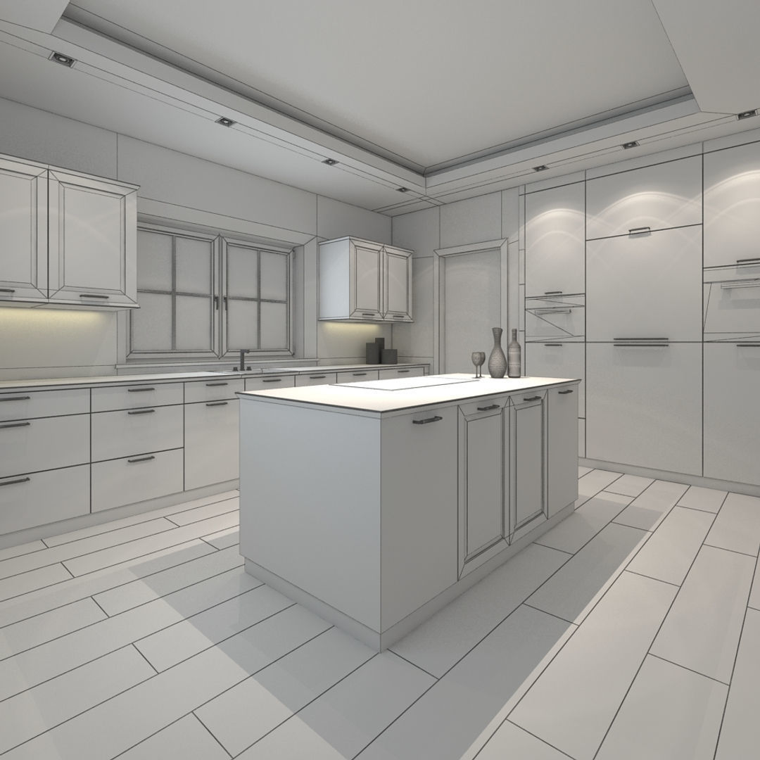 Kitchen Scene 2 3D model_11