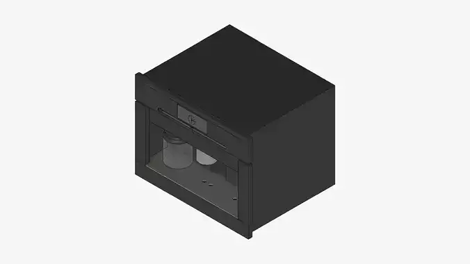 Coffee Machine - Modern - Built-In - Appliance 005 Low-poly 3D model