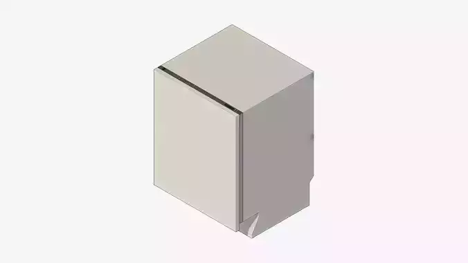 Dishwasher - Modern - Integrated - Appliance 013 Low-poly 3D model