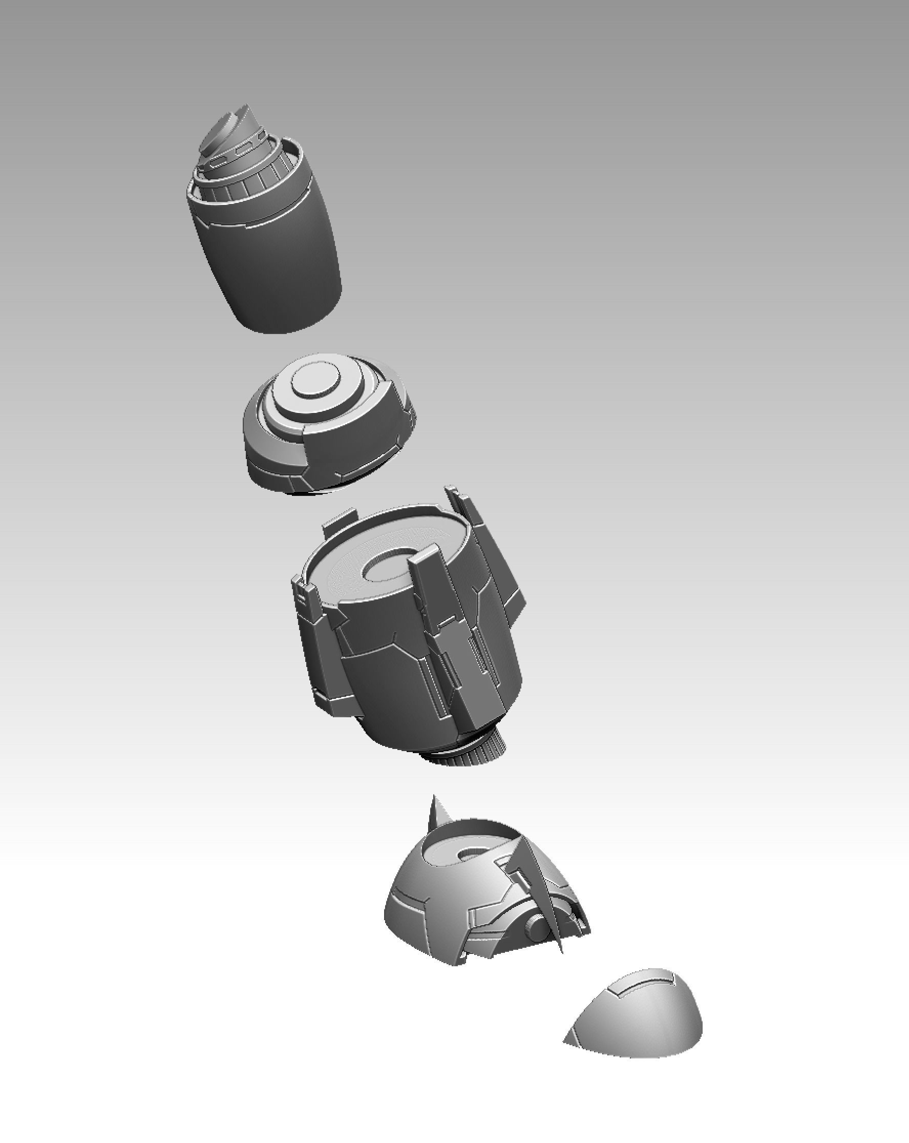 Grendizer 3D print model_7