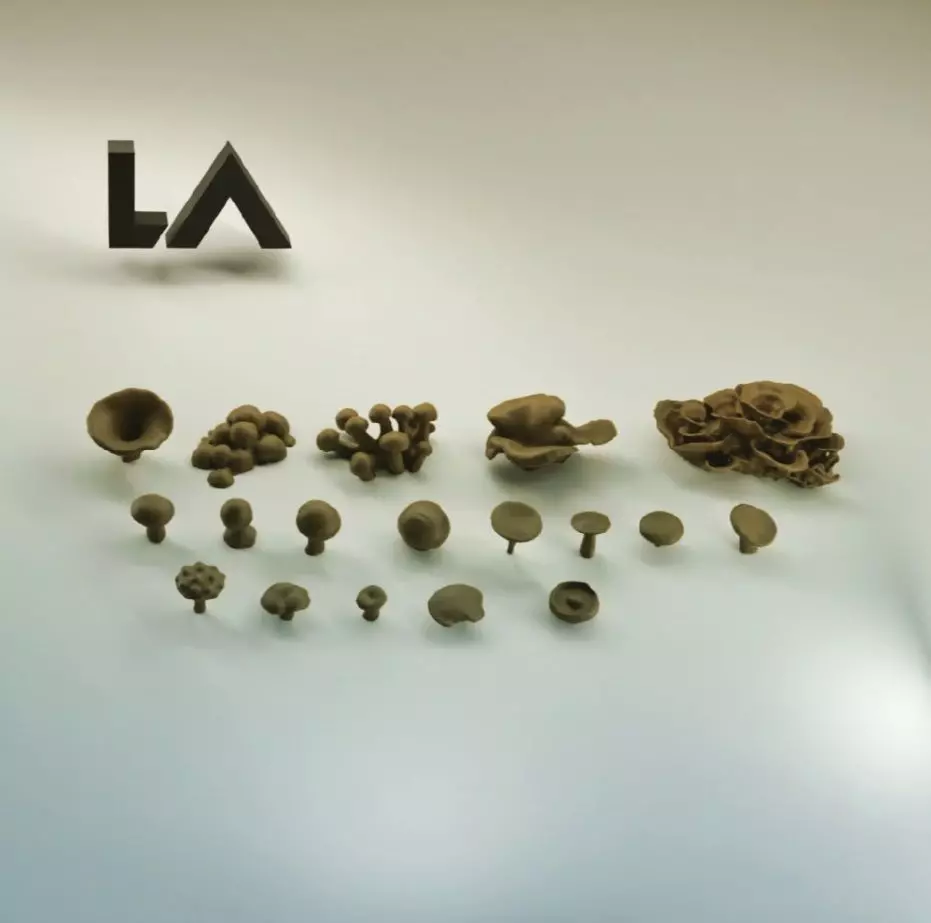 Basing Details Pack 2 - Mushrooms 3D print model_0