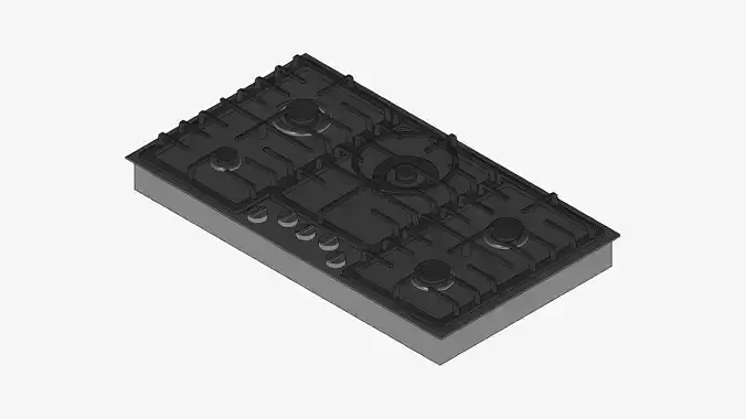 Gas Cooktop - Modern - 5 Burner - Appliance 047