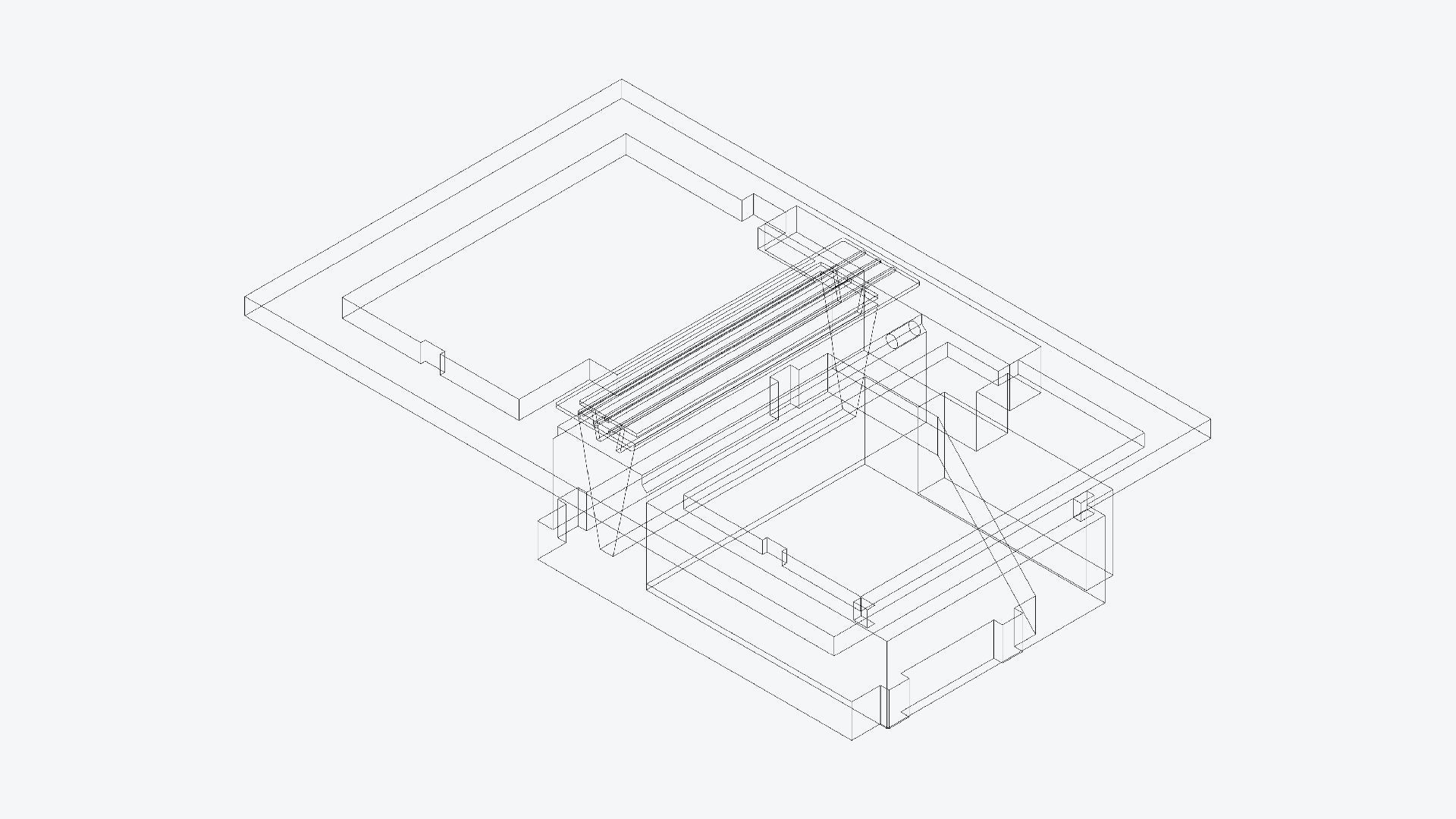 Induction Cooktop - Extractor - Modern - Appliance 048 Low-poly 3D model_2