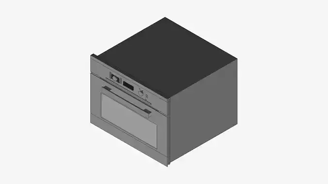 Microwave - Modern - Built-In - Appliance 059