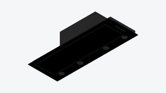 Rangehood - Modern - Built-In - Appliance 080 Low-poly 3D model