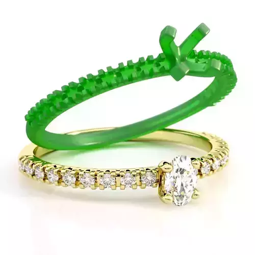 173 Etincelle Ring oval cut