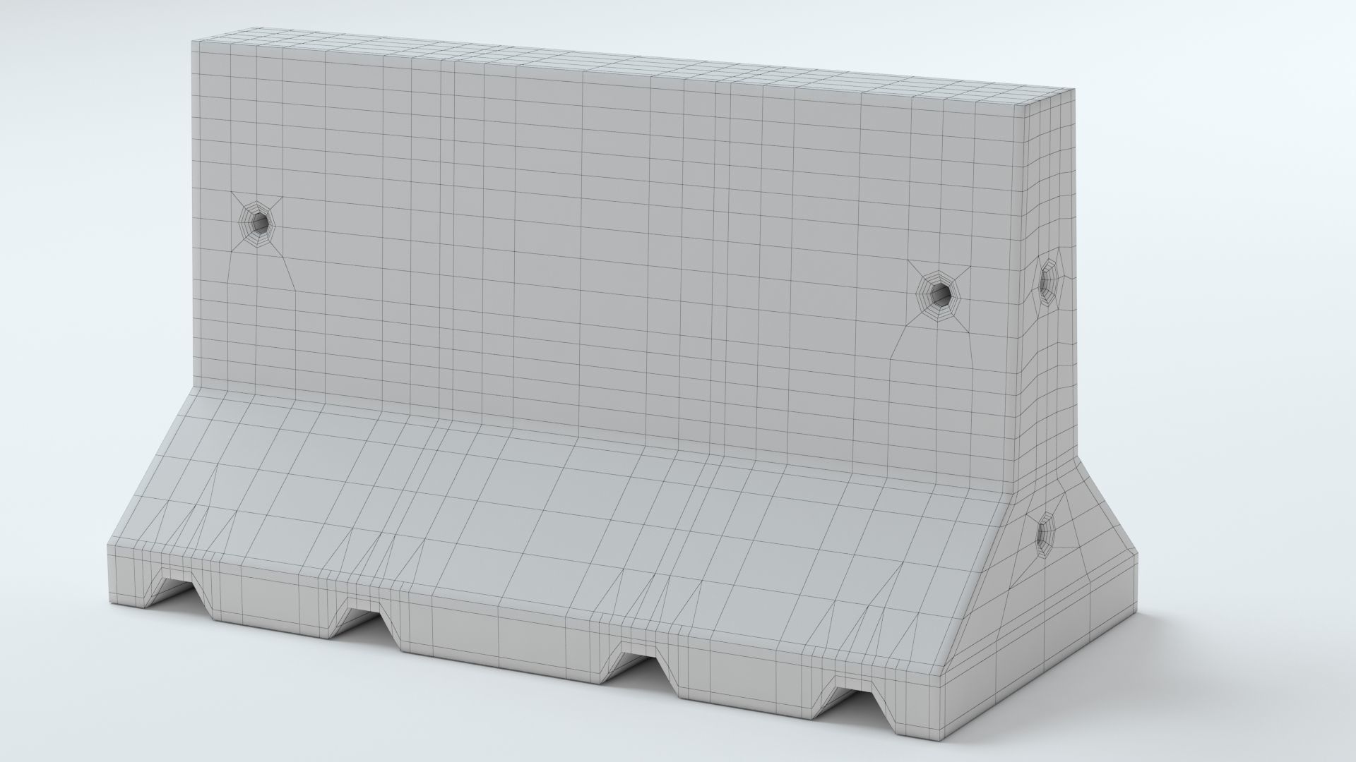 Concrete Barriers  Collection 3D model_18