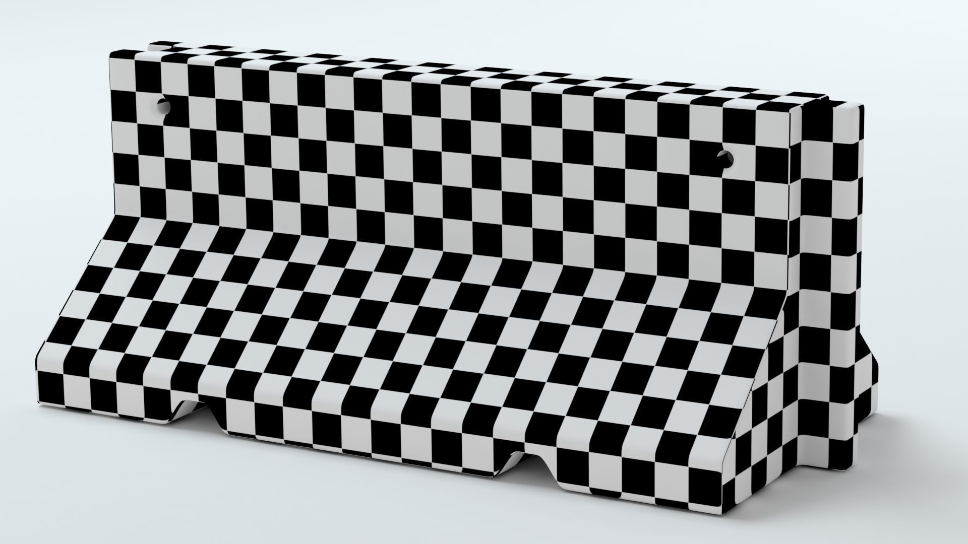 Concrete Barriers  Collection 3D model_4