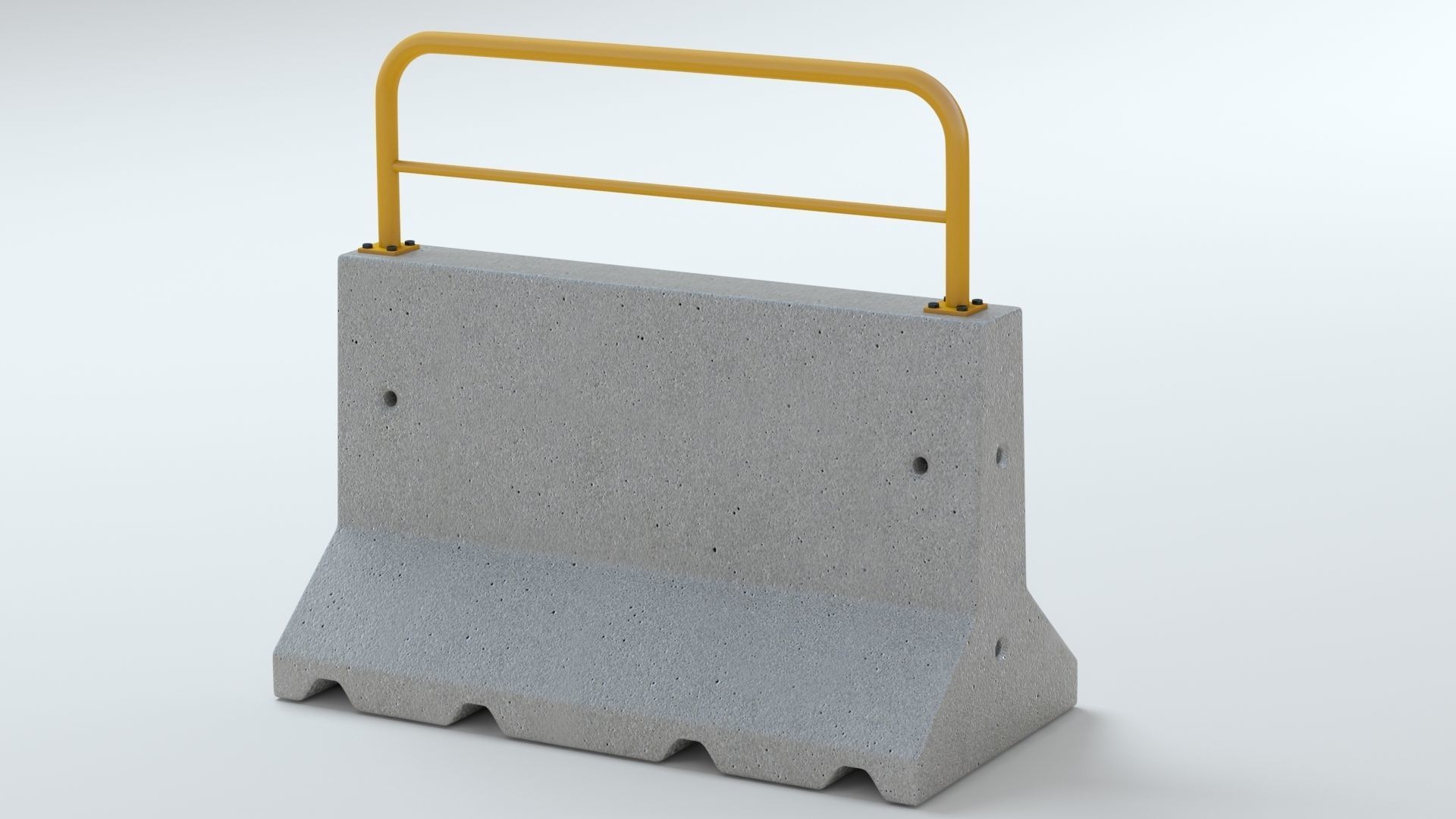 Concrete Barriers  Collection 3D model_32