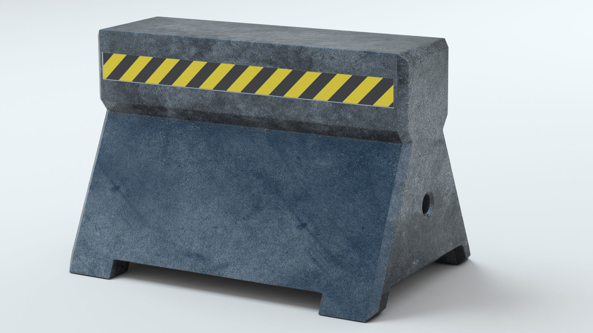 Concrete Barriers  Collection 3D model_11