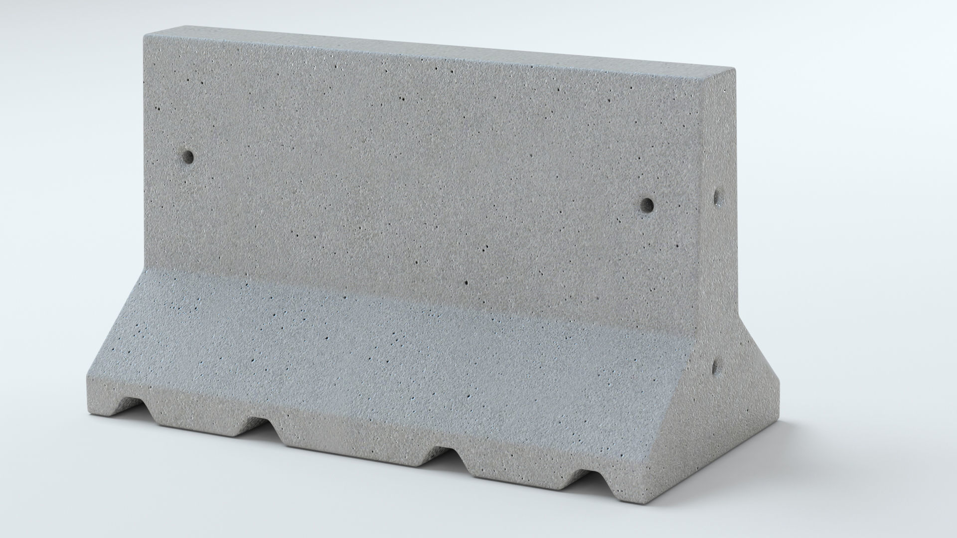 Concrete Barriers  Collection 3D model_15