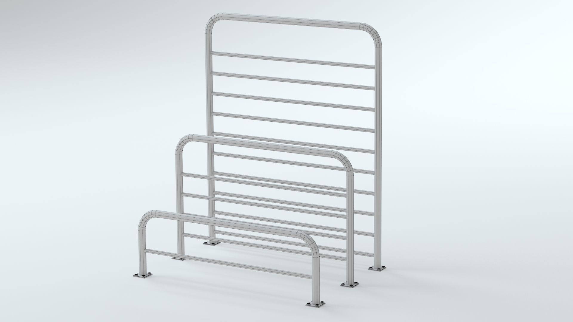 Concrete Barriers  Collection 3D model_34