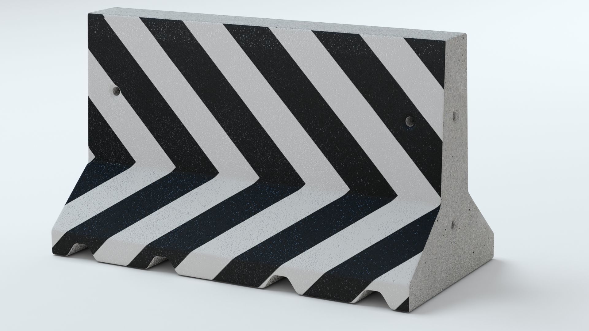 Concrete Barriers  Collection 3D model_16