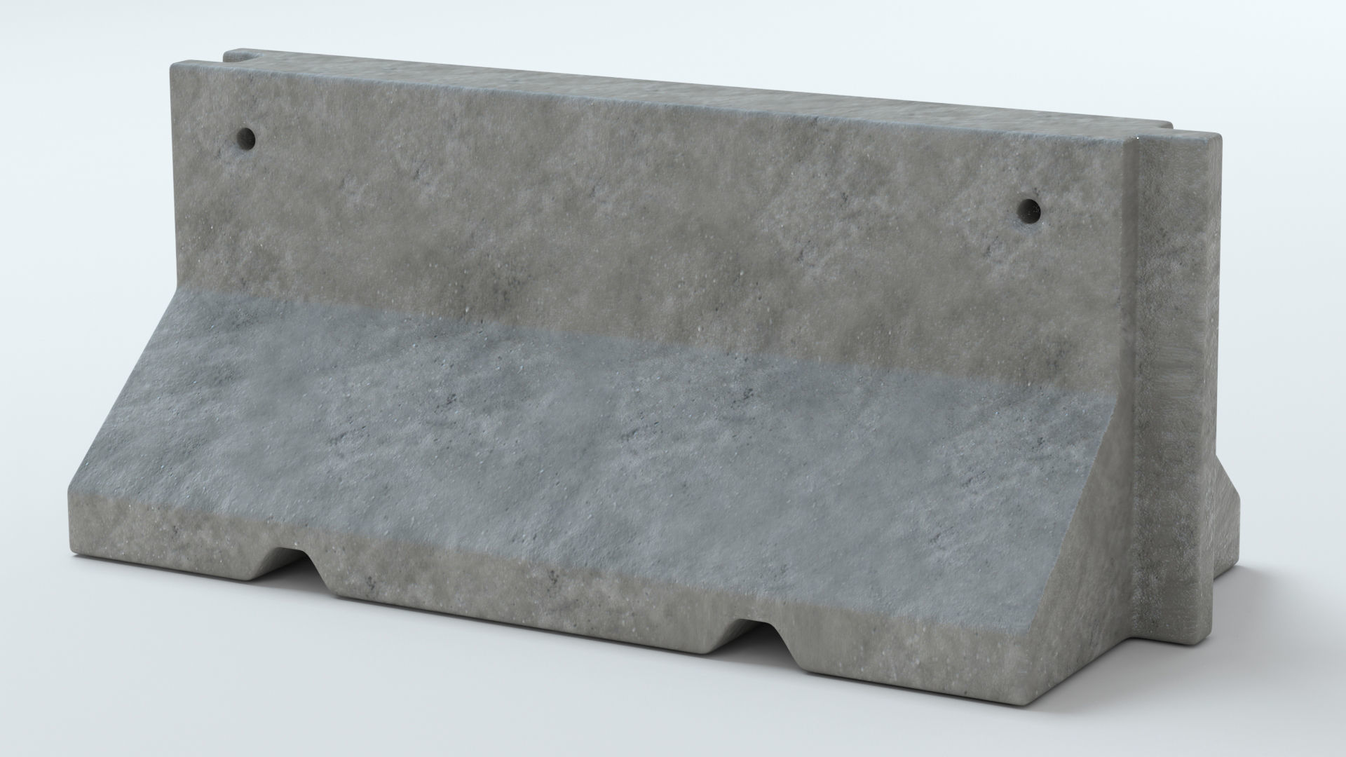 Concrete Barriers  Collection 3D model_1