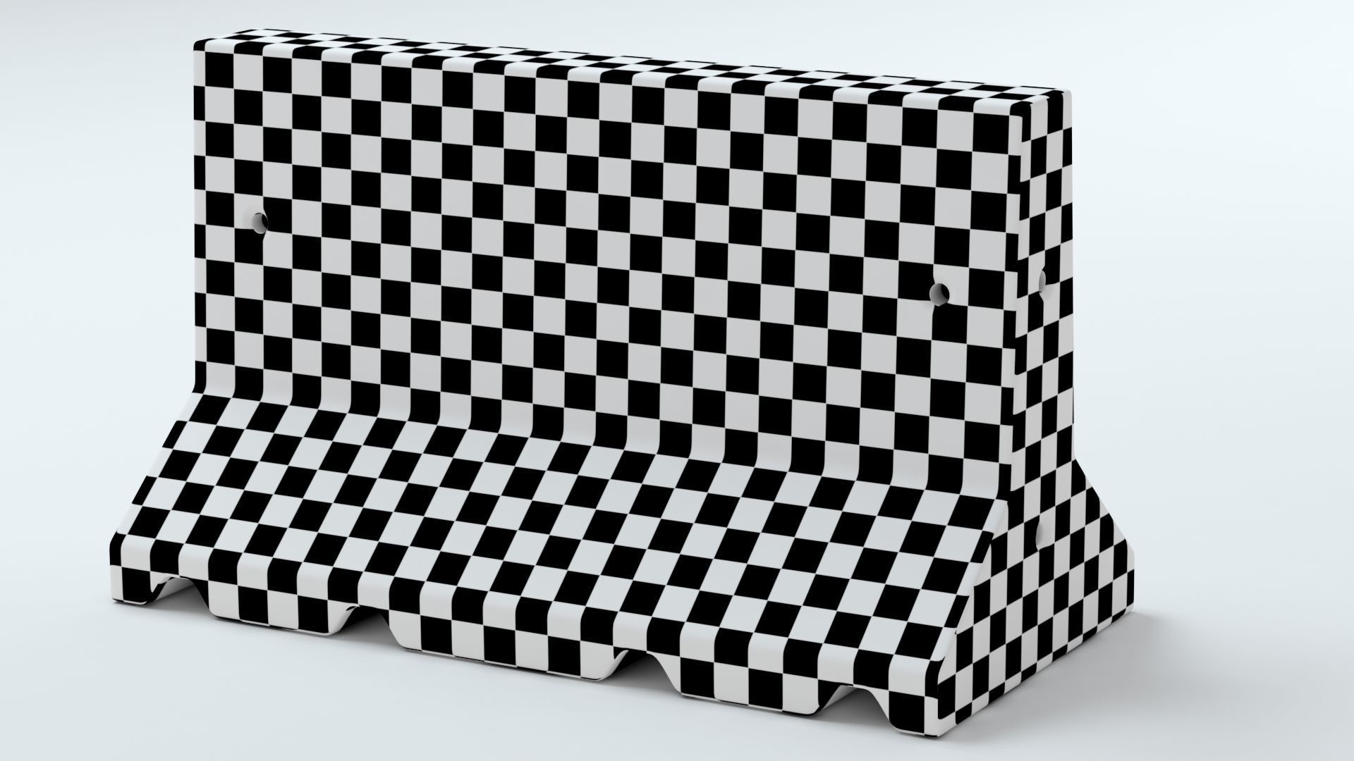 Concrete Barriers  Collection 3D model_17