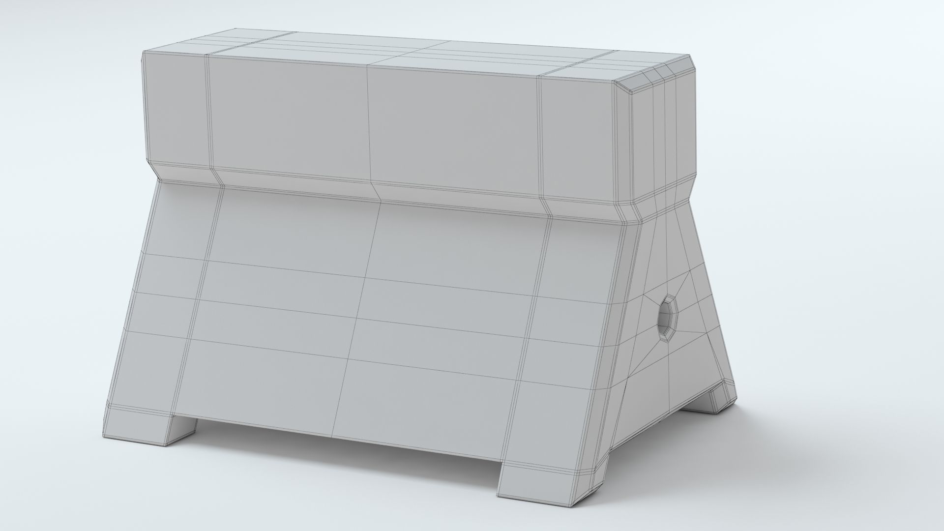 Concrete Barriers  Collection 3D model_14