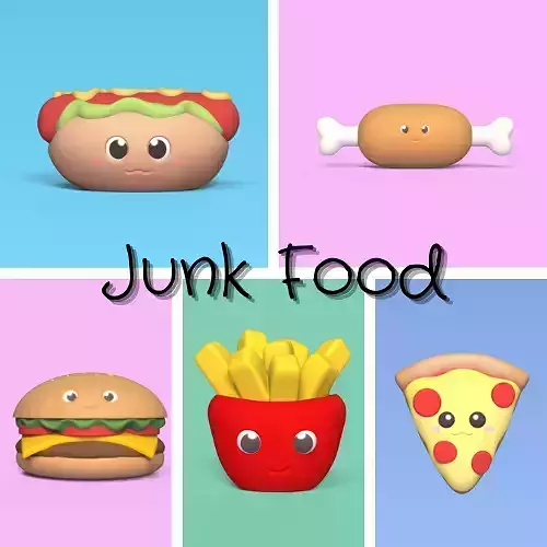 Junk Food 3D print model