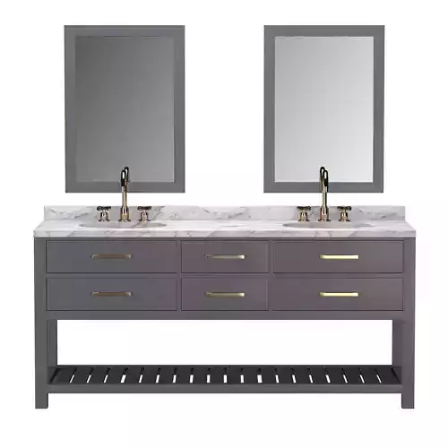 HUTTON DOUBLE WASHSTAND 3D model