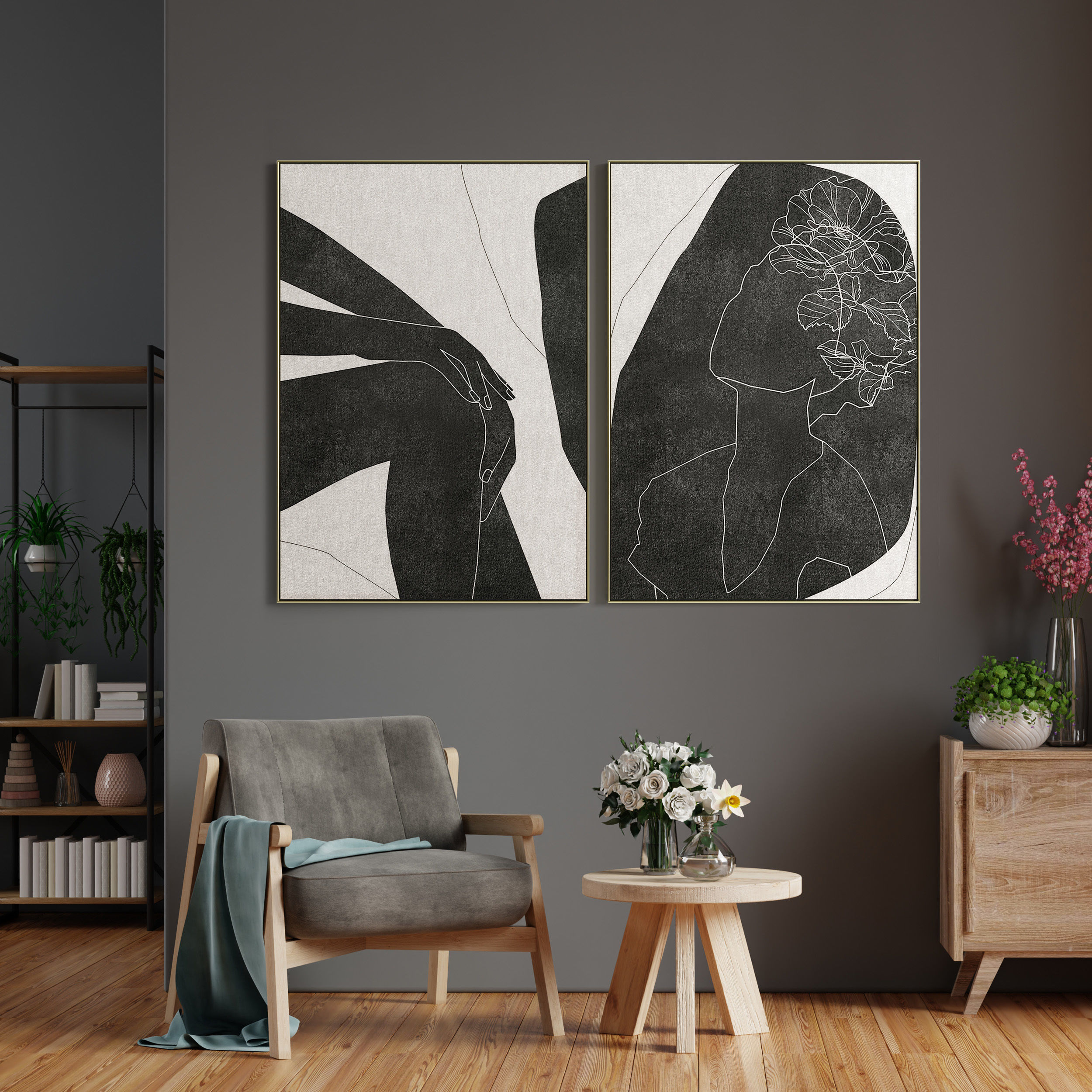 Photo Frame 165 Low-poly 3D model_3