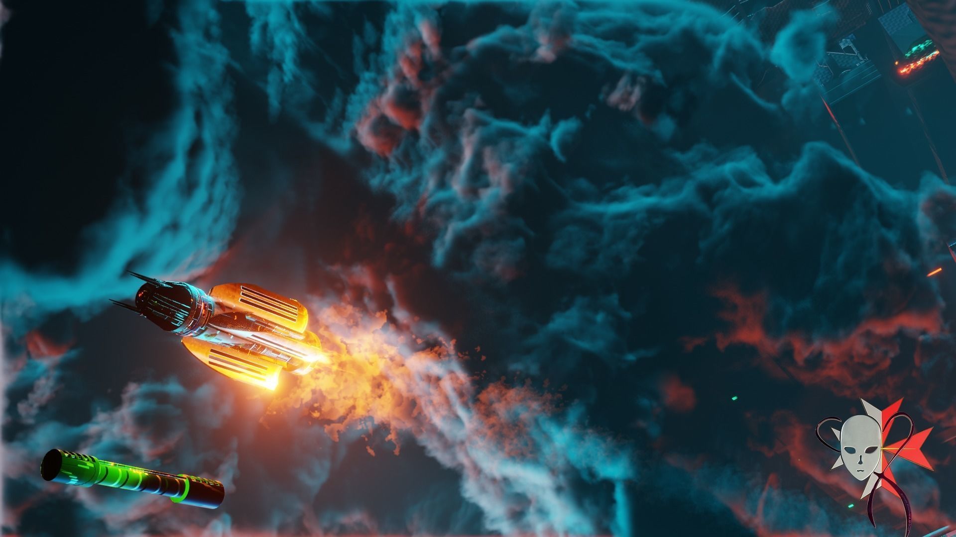 Typhoon MK2 Missile Pack animation and 3d printing Low-poly 3D model_6