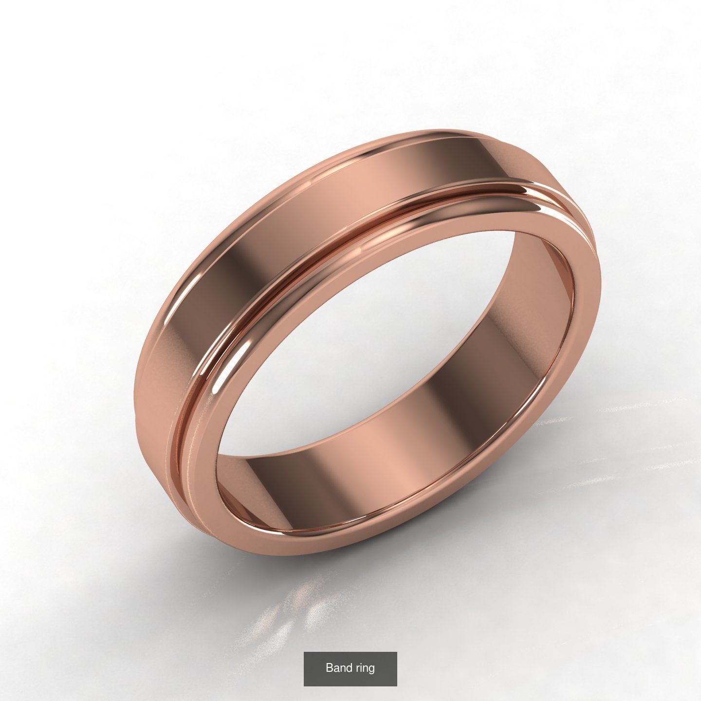 Pack of 21 Band Ring 3D Model Collection_7