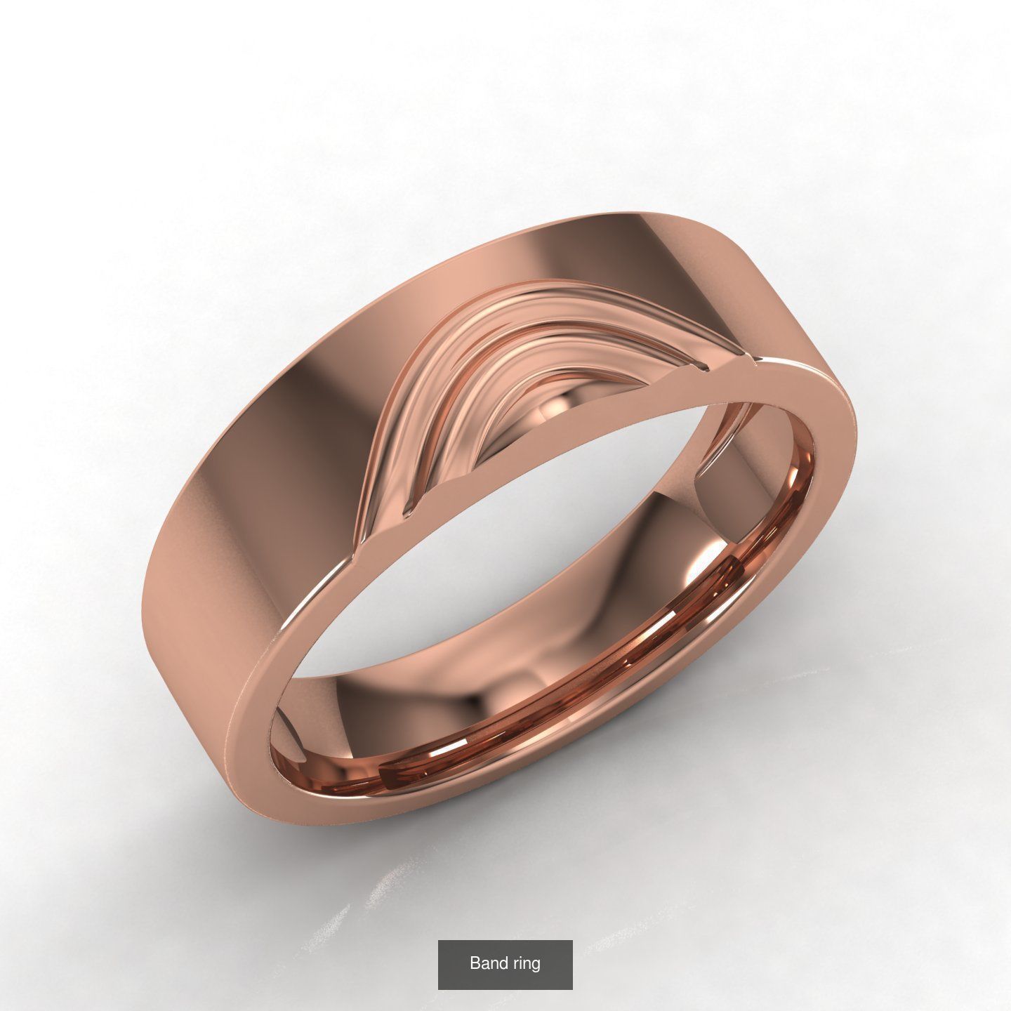 Pack of 21 Band Ring 3D Model Collection_17