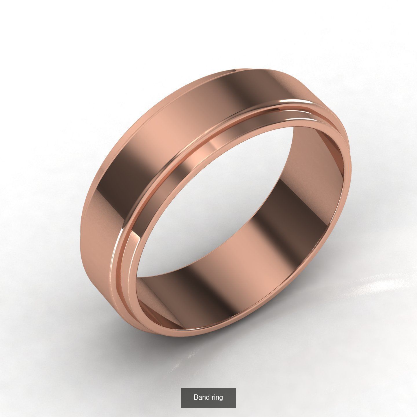 Pack of 21 Band Ring 3D Model Collection_12