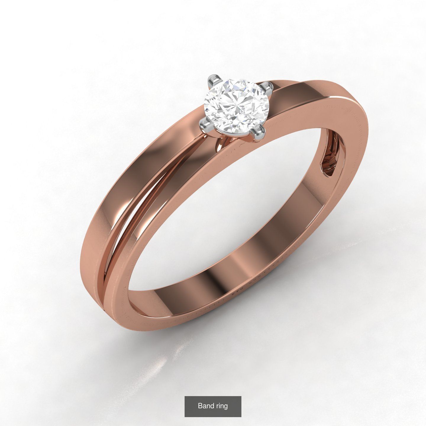 Pack of 21 Band Ring 3D Model Collection_6