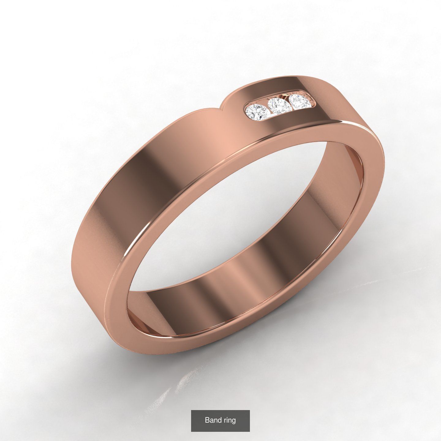 Pack of 21 Band Ring 3D Model Collection_11
